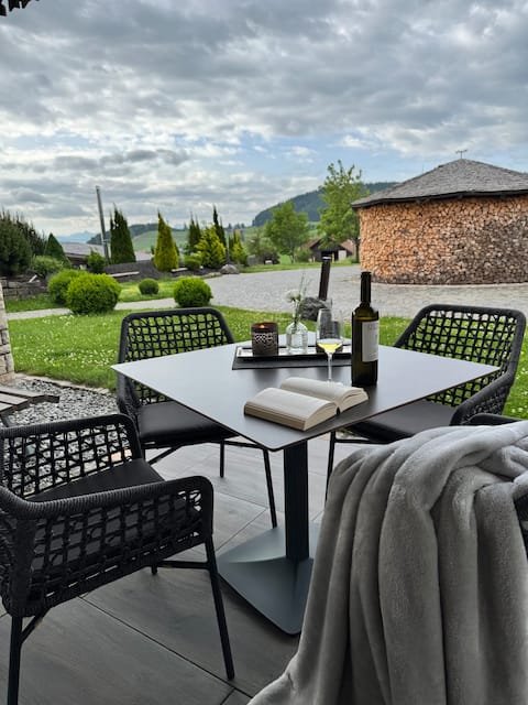 Time out in the Allgäu with fantastic mountain views. Apartment