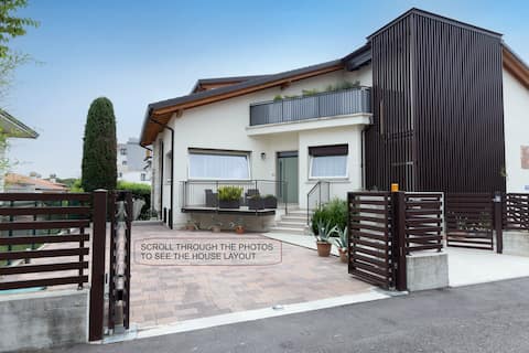 Lake Garda: Large apt up to 8 in villa w/hot tub