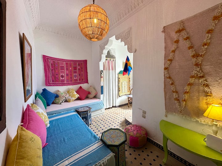 Kasbah's Guest Favorite | Sleeps 4 + Rooftop - Tanger