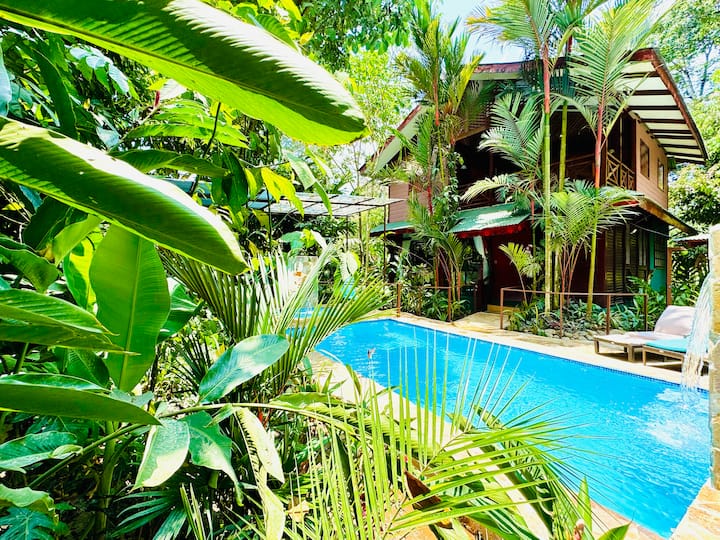 Private Caribbean Villa, Hot Jacuzzi, Pool, Cocles — 2 bedroom vacation rental in Punta Cocles