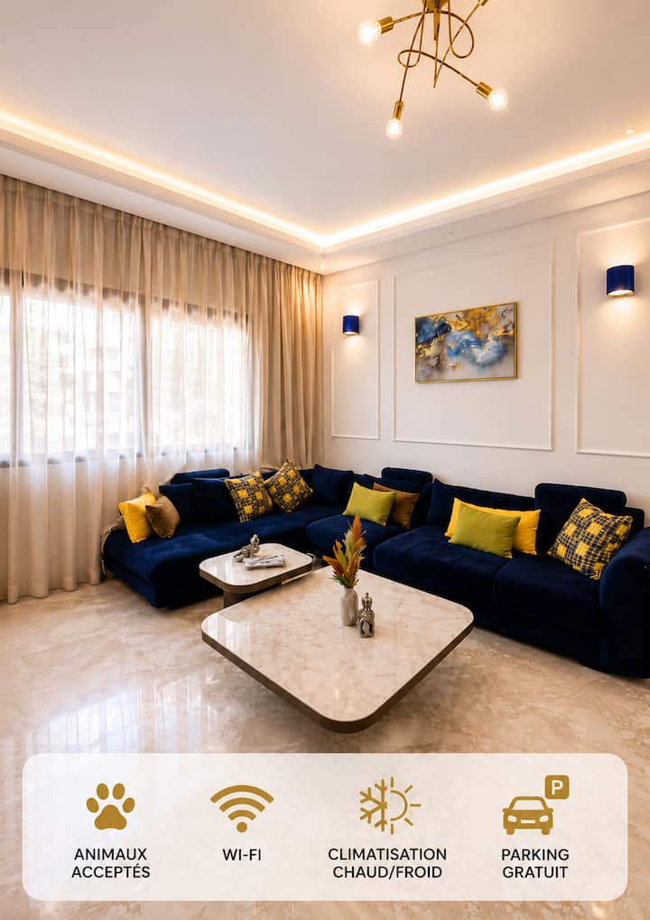 Casa Azul  Elegant Studio  Haut Founty - Agadir