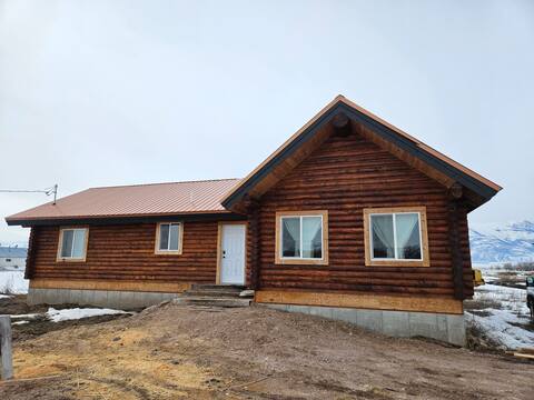 Log cabin in the country