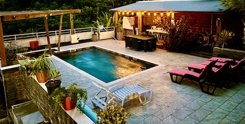 Paradise with heated pool weekend