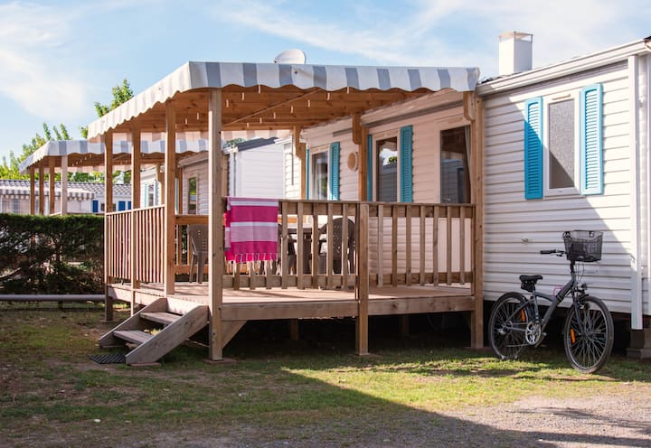 Mobil-home Economique 4 Pièces 6 Personnes + Tv - Saint-Gilles-Croix-de-Vie