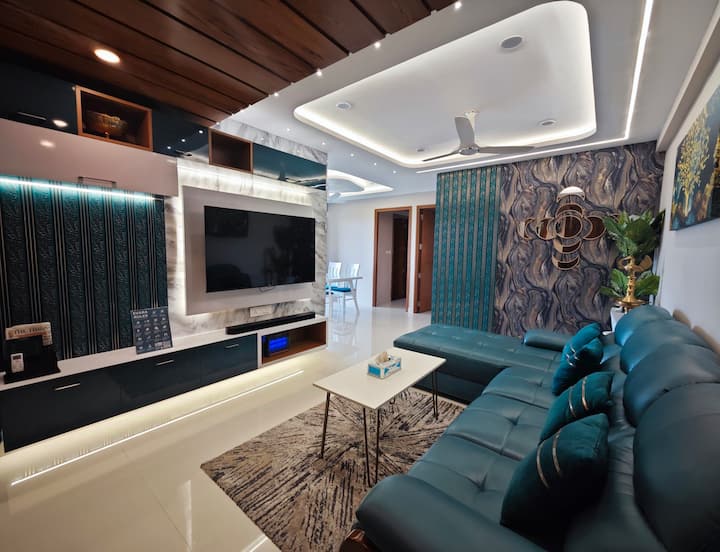 Evara: Premium Fully A/C 3BHK Apartment with Style