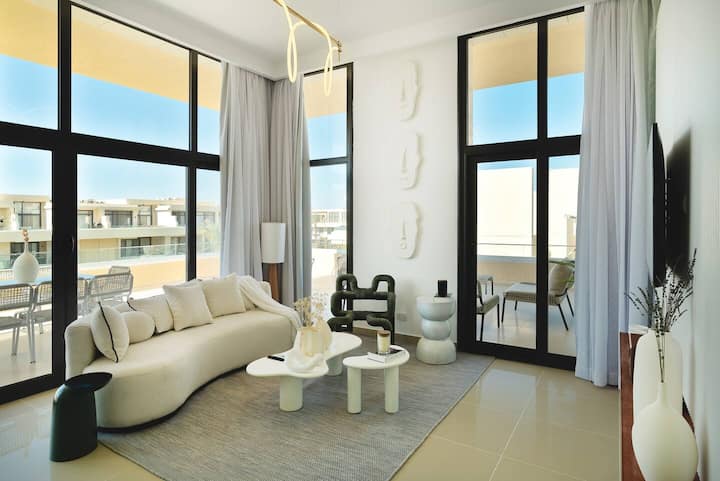 Spacious G-cribs Penthouse | Expansive Terrace - Hurghada