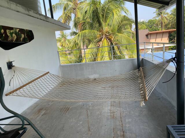 Elsa Homes A/C at Thrissur town with balcony for 4