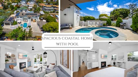 Seaside Splendor: Spacious Coastal Home with Pool