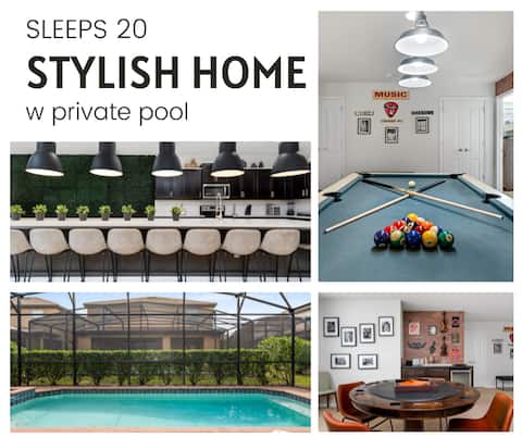 Comfortable Home Great Resort, Pool/Spa, sleeps 20