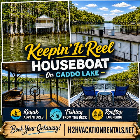 Waterfront-Kayaks-Houseboat-Caddo