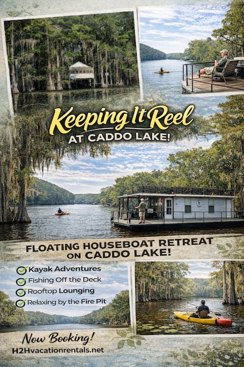 Waterfront-Kayaks-Houseboat-Caddo