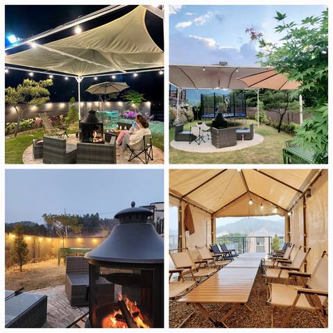 New pension for a large family of 10 people in Gapyeong # Morning Calm Garden # Morning Calm Garden 