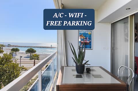 5 min from Nice airport[SEABOARD+VIEW+FREE PARK]