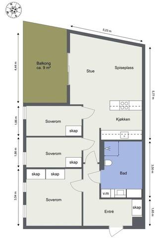 Chic apartment in Bjørvika – Oslo center gallery image 3