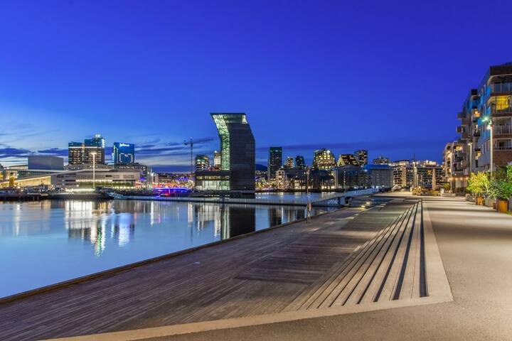 Chic apartment in Bjørvika – Oslo center gallery image 2