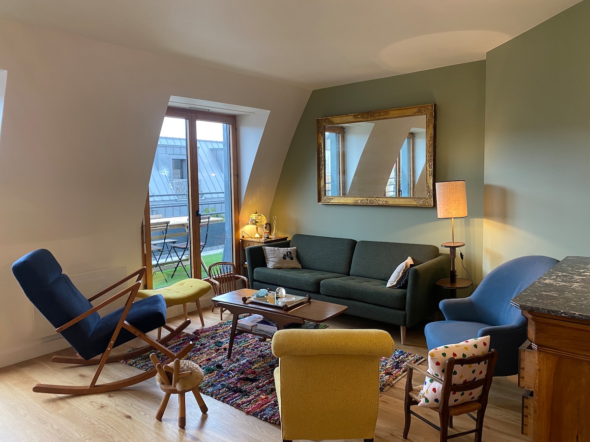 Annonce Airbnb populaire: Family duplex with terrace à Clichy