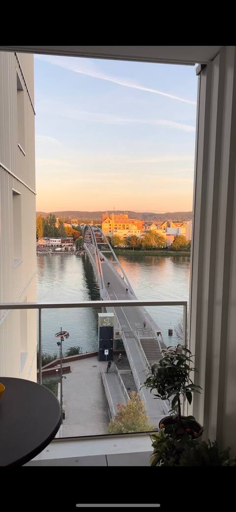 Rhein View 3-Ländereck Basel-Weil-Huningue