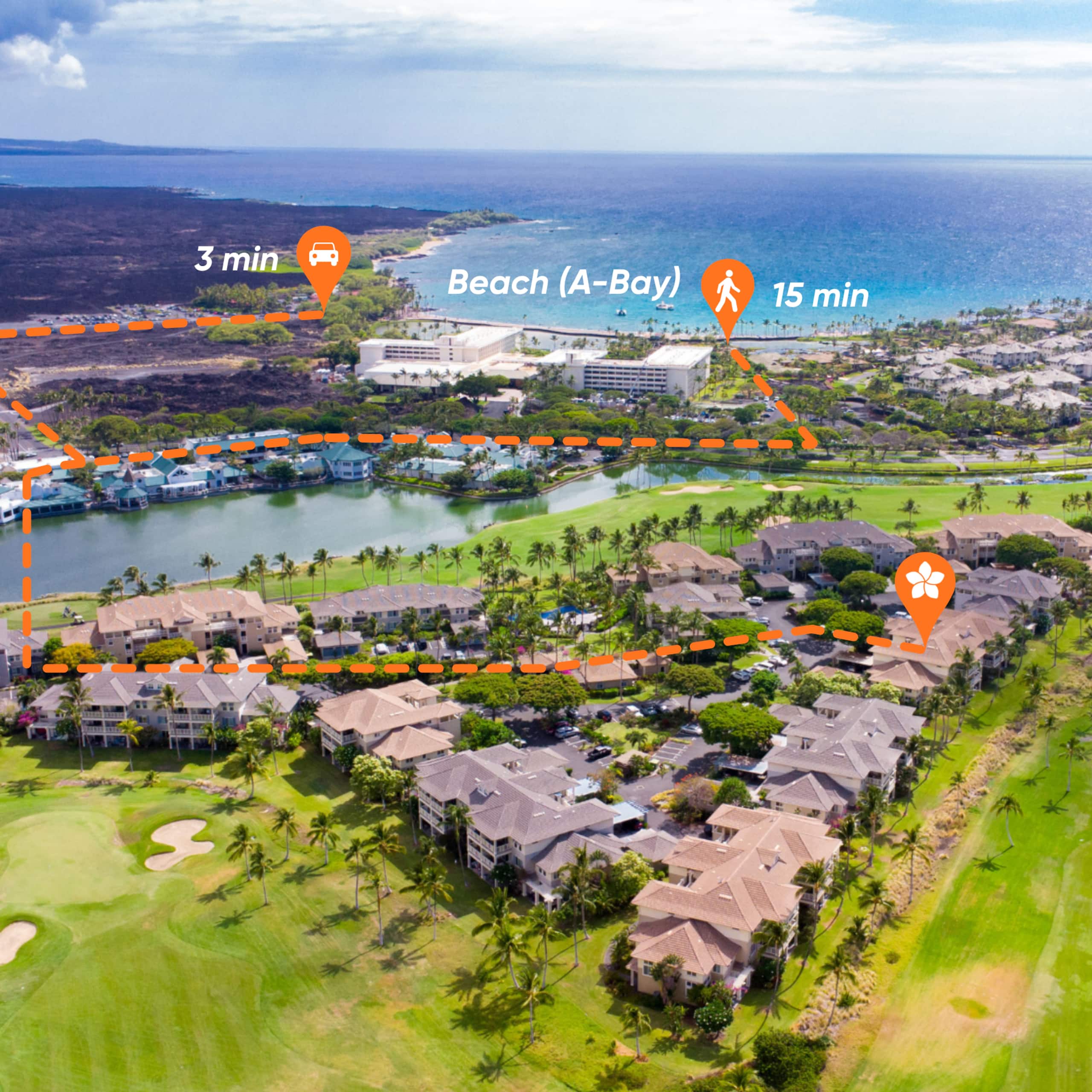 1ST Floor: no steps | Golf view | Heated pool - Photo 90