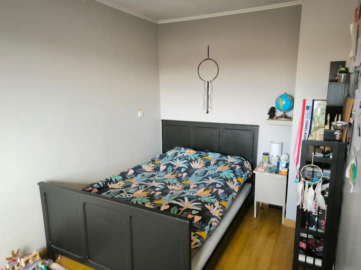 החדר ממוקם למעלה 