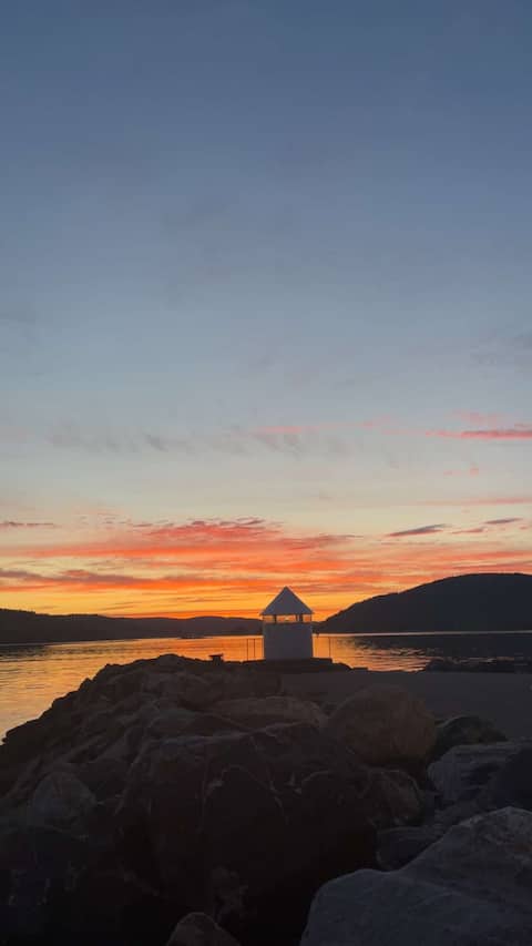 Nice apartment at Drøbak city center - Free parking space