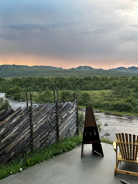Great cabin with a view,resting pulse
