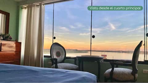 Sunrise Yarinacocha panoramic view (5th floor)
