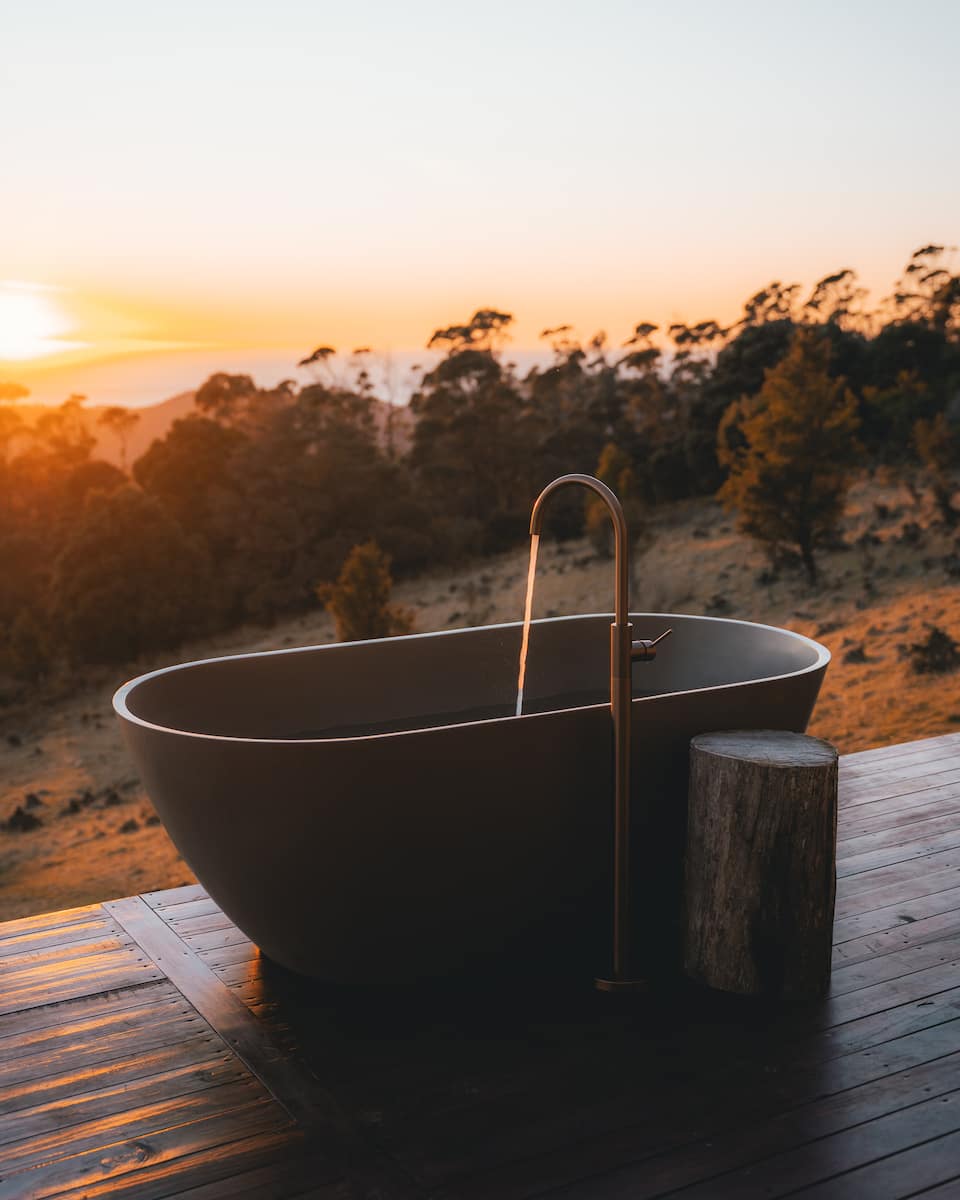 Candlebark Ridge, off grid above the sea, St Marys, Tasmania, Australia, photo 1 of 10
