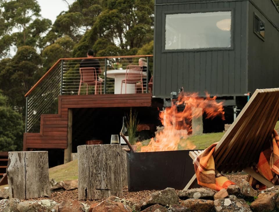 Candlebark Ridge, off grid above the sea, St Marys, Tasmania, Australia, photo 7 of 10