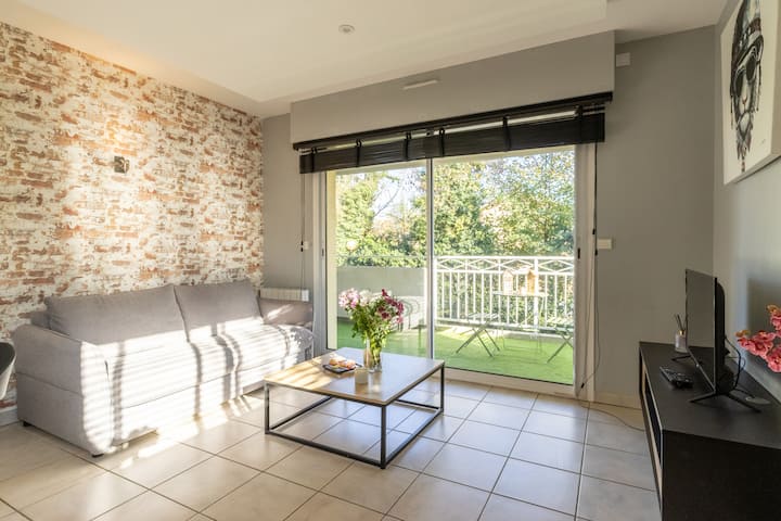 Centre, Parking, Balcon, Wifi, Lave Linge - Mont-de-Marsan