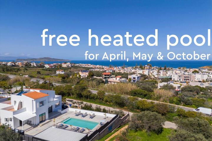 Montis villa sea view heated pool gallery image 2