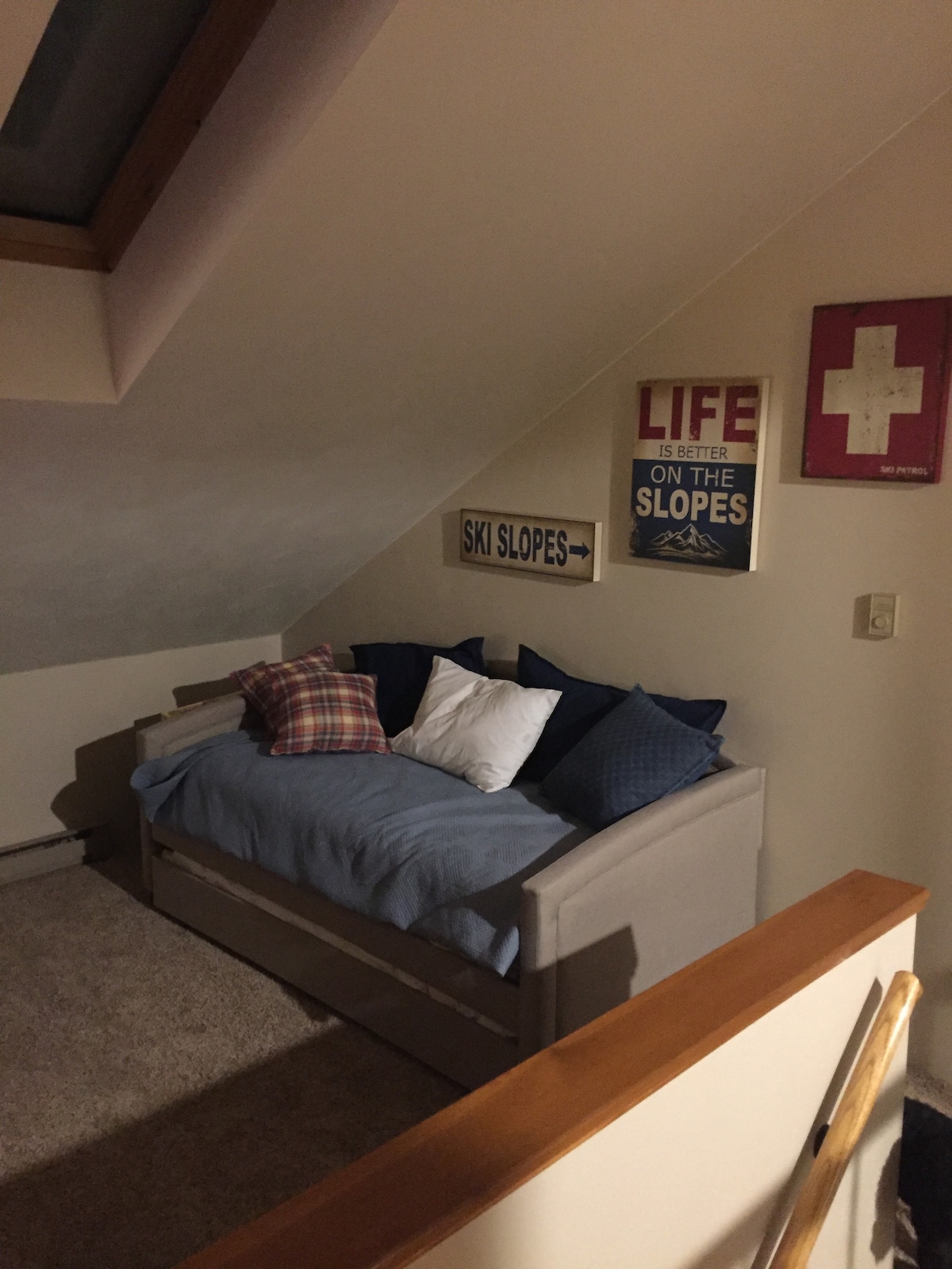 Loft en el segundo piso 