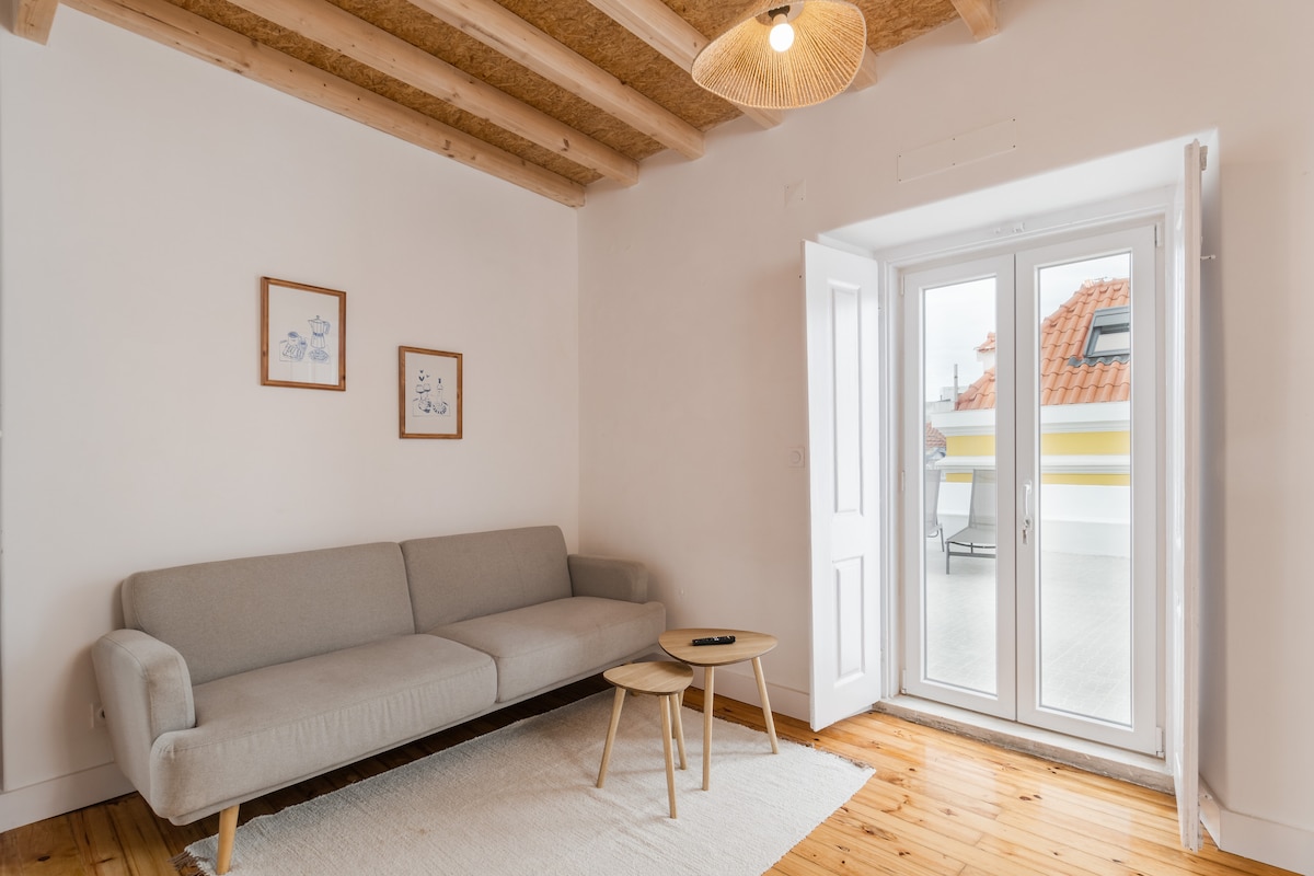 Tarraca është e arritshme nga kjo dritare