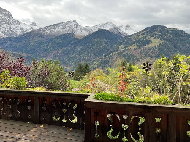 Chalet avec vue exceptionnelle !