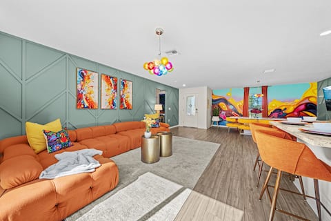 Successful Airbnb property: Encanta Magical Themed Getaway/Game Room/King Bed in Palm Bay