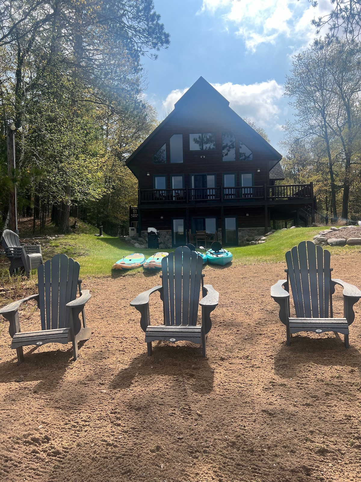 Sleeps 22 Private Beach Eagle River Chain O Lakes Houses for Rent in