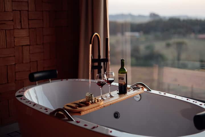 Sunset Cabin | Hot Tub & Mountain View
