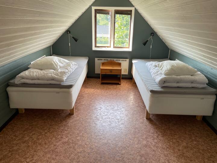 Sovrummet på andra våningen 