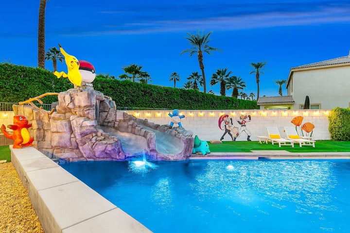 Pokémon Waterslide, Arcade, Pickle, Snooker, Golf - Indio, CA