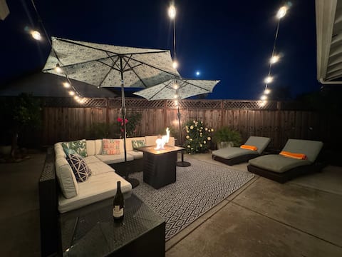 Peaceful Home w/Patio by Wineries & Gilroy Gardens