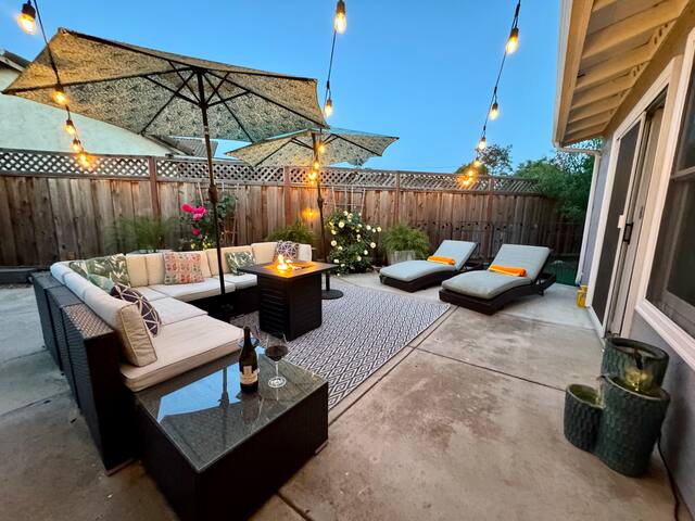 Peaceful Home w/Patio by Wineries & Gilroy Gardens
