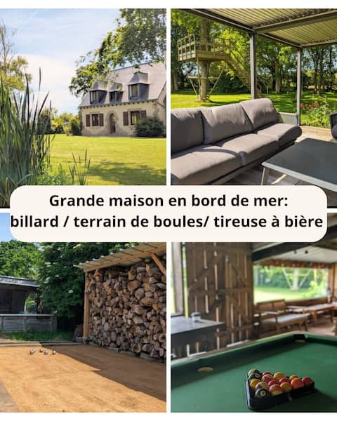 Seaside house - Billiards & boules court