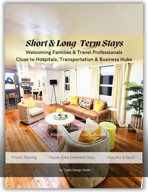 Chic Family & Pet Friendly Apt by Toseb Design