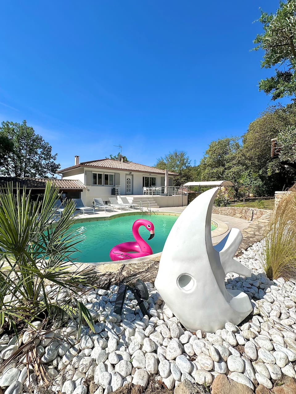 Villa Charletie climatisée grande piscine privée