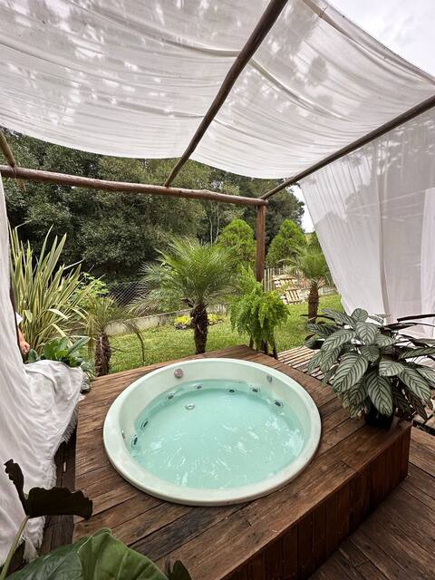 Casa no campo com piscina