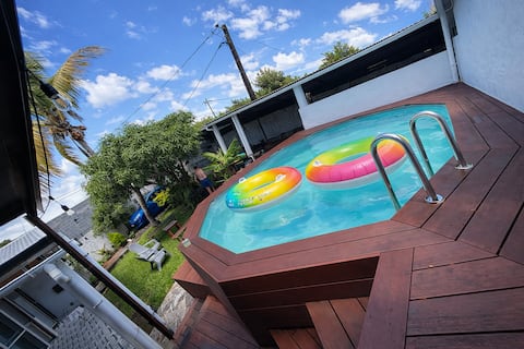 Tropical Haven of Peace with Pool, 6 people