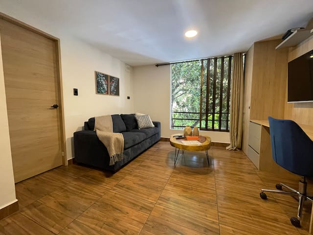 Entire home with 1 bedrooms in Medellin - Acogedor & Moderno | Zona Gastronómica en Medellín