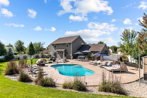 Sunny Days Await | Seasonal Pool & Hot Tub Retreat