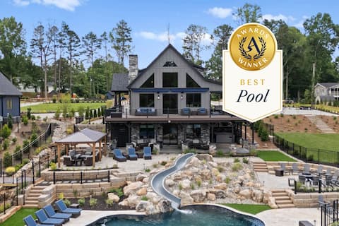 Gray Fox Lodge AvantStay | WATER SLIDE! Pool lake