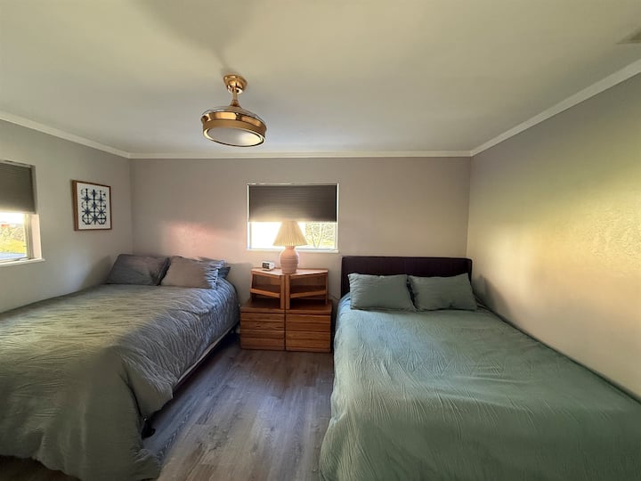 Bedroom 2 with two queen size beds.  Sleeps 4.