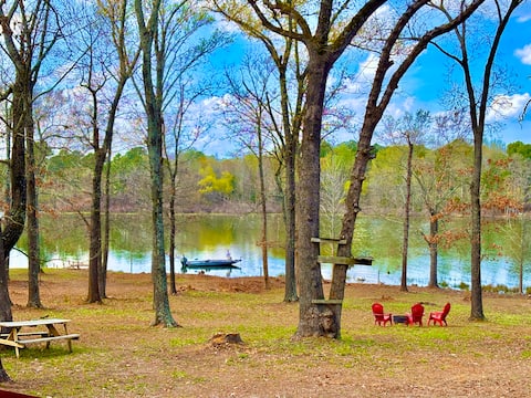 Lake Cabin-Private Boat Ramp Dock Fishing Firepit